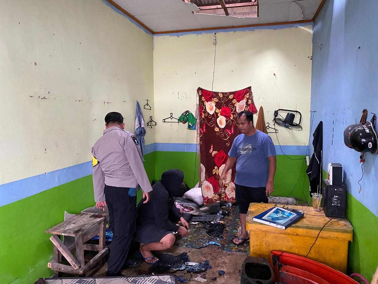 Kapolres  Bangka Barat  Jelaskan  Kronologi  Ledakan  Ruko Teluk  Rubiah