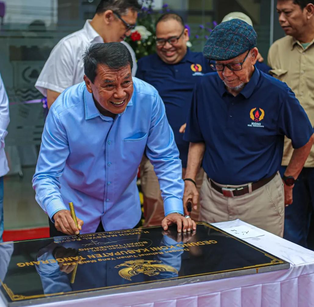 Bupati Tangerang Resmikan Gedung Sekretariat dan GOR KONI Kabupaten Tangerang