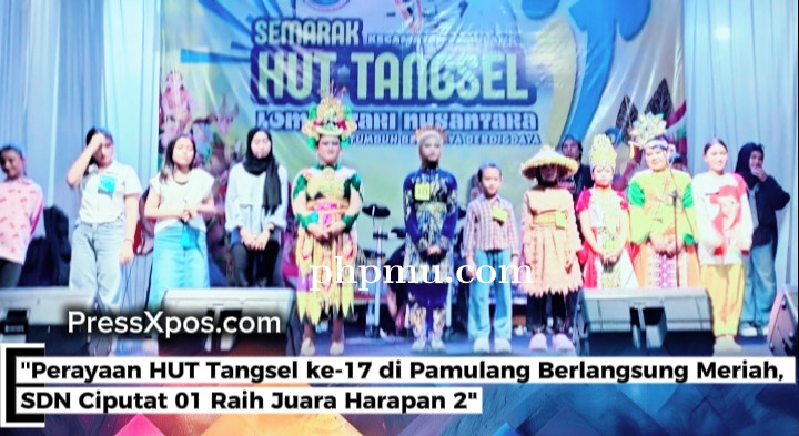 Perayaan HUT Tangsel ke-17 di Pamulang Berlangsung Meriah, SDN Ciputat 01 Raih Juara Harapan 2